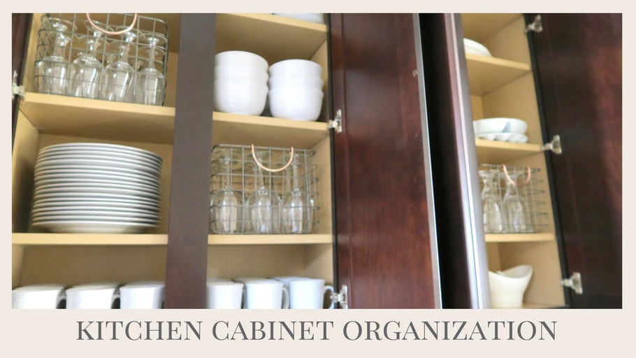 HOME ORGANIZATION TIPS | Kitchen Cabinet Organization by AtHomeWithNikki (4 years ago)