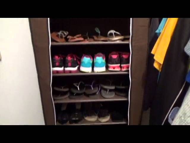 Homdox 10 Tier Shoe Rack Portable Shoe Storage Cabinet Organizer with Side Pockets Review by Mommy (5 years ago)