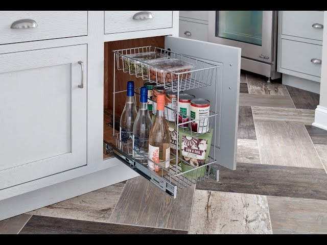 Take your kitchen cabinets back with these beautiful Premium Kitchen Cabinet organizers designed specifically for food container storage and organization.