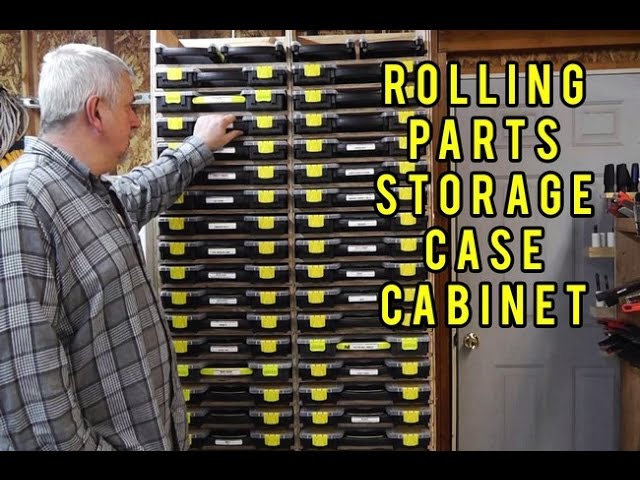 Rolling Parts Storage Case Cabinet by Inside The Shop (5 years ago)