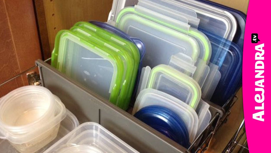 How to Organize Food Storage Containers by Home Organizing by Alejandra.tv (8 years ago)