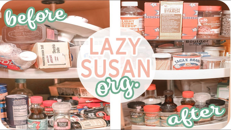 Lazy Susan Cabinet Organization (FINALLY A GOOD SOLUTION) by Shirlee Alicia (1 year ago)