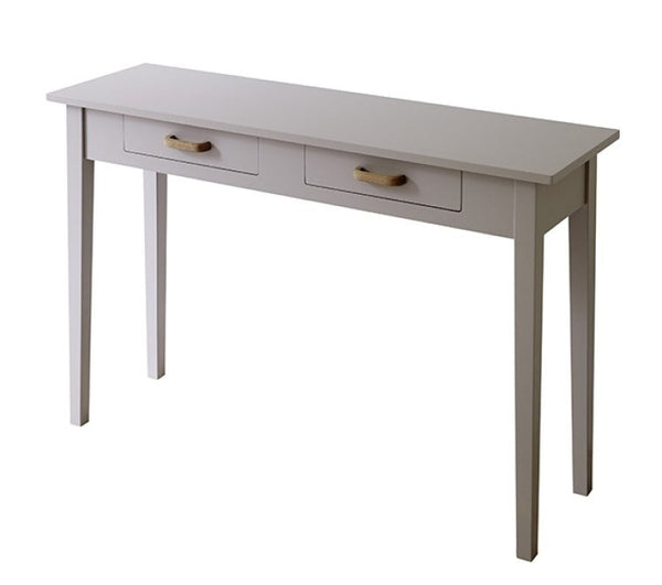 Archaic Fair Narrow Table With Drawers