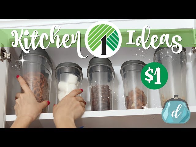 Hey, guys! In today's video I'm sharing Dollar Tree Kitchen Organization ideas using products you can actually find! I totally get how it is to go into Dollar Tree ...