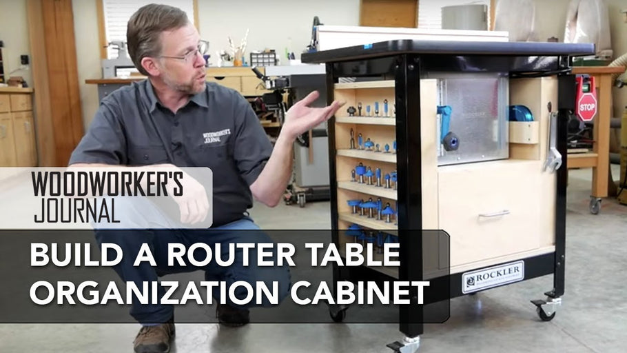 Router Table Organizer Cabinet | Woodworking Project by WoodworkersJournal (2 years ago)