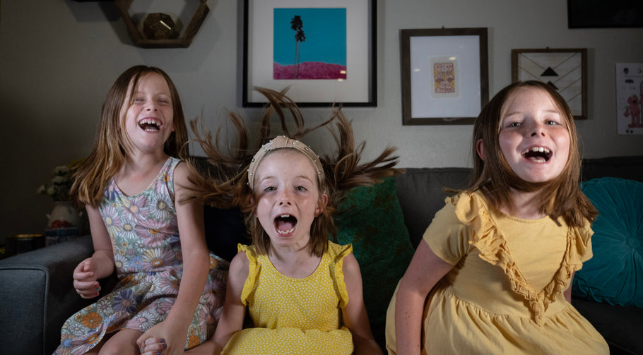 Meet Wes Anderson’s scene-stealing ‘Asteroid City’ triplets, Ella, Gracie and Willan Faris