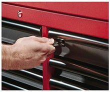 Load image into Gallery viewer, Discover the heavy duty drawer 16 tool chest 46 in and rolling cabinet set red and black personal valuables storage drawer with separate lock in the tool chest