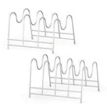 Load image into Gallery viewer, Shop here nex 2 pack kitchen cabinet pan and pot lid organizer rack holder 1