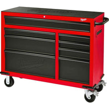 Load image into Gallery viewer, Products milwaukee heavy duty red black 46 in 8 drawer rolling steel storage cabinet contemporary hardware chest for your carpentry or construction tools like drills wrenches drivers battery packs