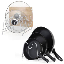Load image into Gallery viewer, Select nice nex 2 pack kitchen cabinet pan and pot lid organizer rack holder 1