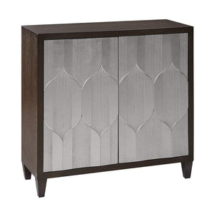 Purchase madison park mp130 0657 leah storage cabinet modern transitional luxe double door design solid wood legs living room furniture accent chest 34 25 tall silver
