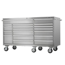 Load image into Gallery viewer, Shop viper tool storage vp7218ss pro 72 inch 18 drawer 304 stainless steel rolling cabinet