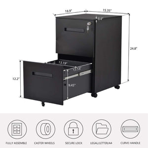 Shop here file cabinet mobile 2 drawer metal pedestal filing cabinets with lock key 5 rolling casters fully assembled home office modern vertical hanging folders a4 letter legal size