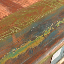 Load image into Gallery viewer, Top festnight buffet sideboard with 4 storage drawers reclaimed wood storage cabinet handmade for living room kitchen bedroom home furniture 26 x 12 x 28