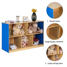 Load image into Gallery viewer, Discover the tangkula kids toy storage organizer with 5 storage bins toy cabinet storage containers for bedroom playroom school lightweight children collection shelf multi bin storage cubby with compartments
