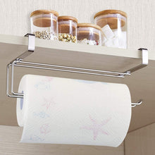 Load image into Gallery viewer, Order now paper towel holder aiduy hanging paper towel holder under cabinet paper towel rack hanger over the door kitchen roll holder stainless steel