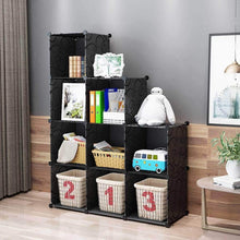 Load image into Gallery viewer, Try kousi cube organizer storage cubes organizers and storage storage cube cube storage shelves cubby shelving storage cabinet toy organizer cabinet black 25 cubes