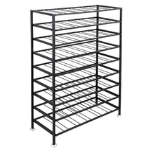 Load image into Gallery viewer, Results homgarden 54 bottle free standing deluxe large foldable metal wine rack cellar storage organizer shelves kitchen decor cabinet display stand holder
