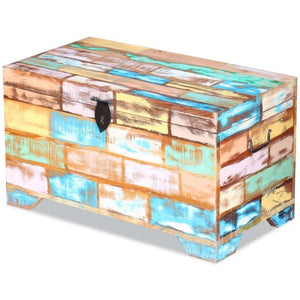 The best fesnight reclaimed wood storage chest lockable wooden storage box trunk cabinet with handles for bedroom closet home organizer collection furniture decor 28 7 x 15 4 x 16 1l x w x h