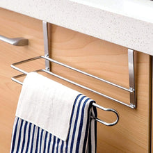 Load image into Gallery viewer, Online shopping paper towel holder aiduy hanging paper towel holder under cabinet paper towel rack hanger over the door kitchen roll holder stainless steel