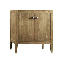Load image into Gallery viewer, Shop for maykke 30 glenn single bathroom vanity base cabinet only contemporary grey brown hardwood construction tapered legs premium metal knobs weathered natural ysa1900202