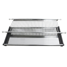 Load image into Gallery viewer, On amazon probrico stainless steel dish drying rack for the cabinet 900mm