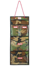 Load image into Gallery viewer, Exclusive rough enough door hanging organizer school locker organizer wall mount closet locker cabinet storage bag holder with durable adjustable string 4 pockets for accessories document magazine book office