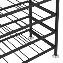 Load image into Gallery viewer, Products homgarden 54 bottle free standing deluxe large foldable metal wine rack cellar storage organizer shelves kitchen decor cabinet display stand holder