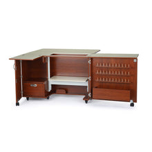 Load image into Gallery viewer, Try kangaroo kabinets wallaby 2 sewing cabinet teak