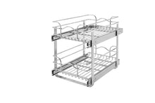 Load image into Gallery viewer, Buy now rev a shelf 5wb2 0918 cr base cabinet pullout 2 tier wire basket reduced depth sink base accessories 9 w x 18 d inches