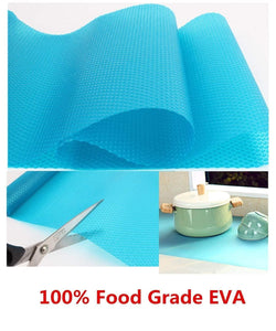 Save on hitytech shelf liner eva shelf liners can be cut refrigerator mats fridge cushion liner non adhesive cupboard liners non slip cabinet drawer table liners 59 x 17 3 4 in blue