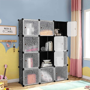 Purchase tangkula diy storage cubes portable clothes closet wardrobe cabinet bedroom armoire diy storage organizer closet 12 cubes