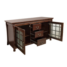 Load image into Gallery viewer, Top ronbow shoji 60 inch living room bathroom furniture in vintage walnut wood cabinet with three drawers wood countertop 040460 d f07_kit_1