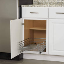 Load image into Gallery viewer, Featured household essentials c1521 1 glidez extra deep under sink sliding organizer pull out cabinet shelf chrome 14 5 inches wide