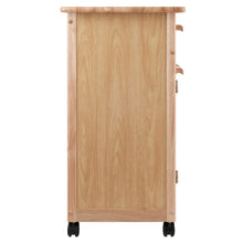 Load image into Gallery viewer, Buy winsome wood single drawer kitchen cabinet storage cart natural