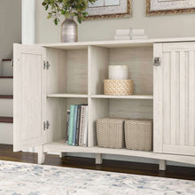 Load image into Gallery viewer, Cheap bush furniture salinas accent storage cabinet with doors in antique white