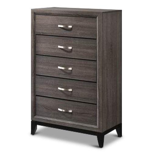 5-Drawer Home Cabinet Organizer Storage Chest