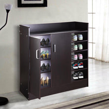 Load image into Gallery viewer, Yescom 18 Pairs Double Door Shoes Cabinet Organizer Color Options
